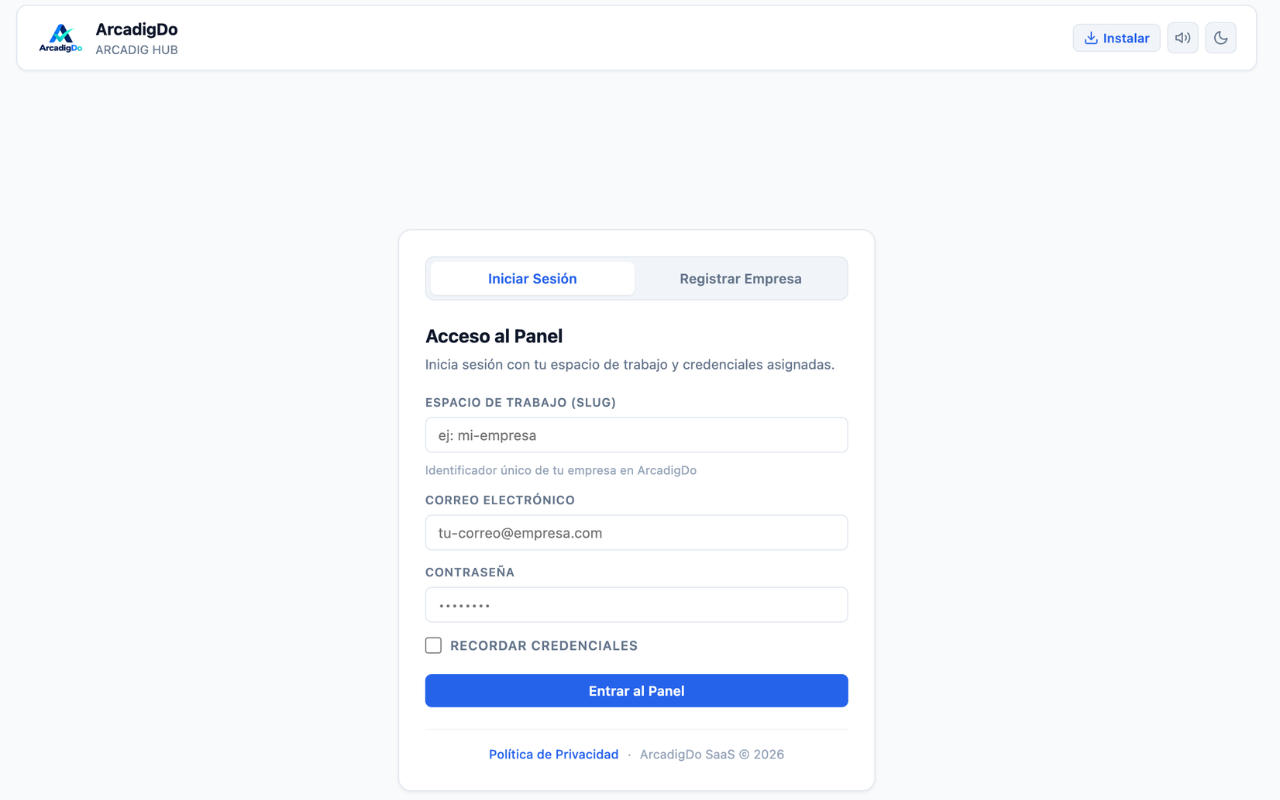 ArcadigDo — SaaS de Gestión de Tareas y Flujos de Trabajo