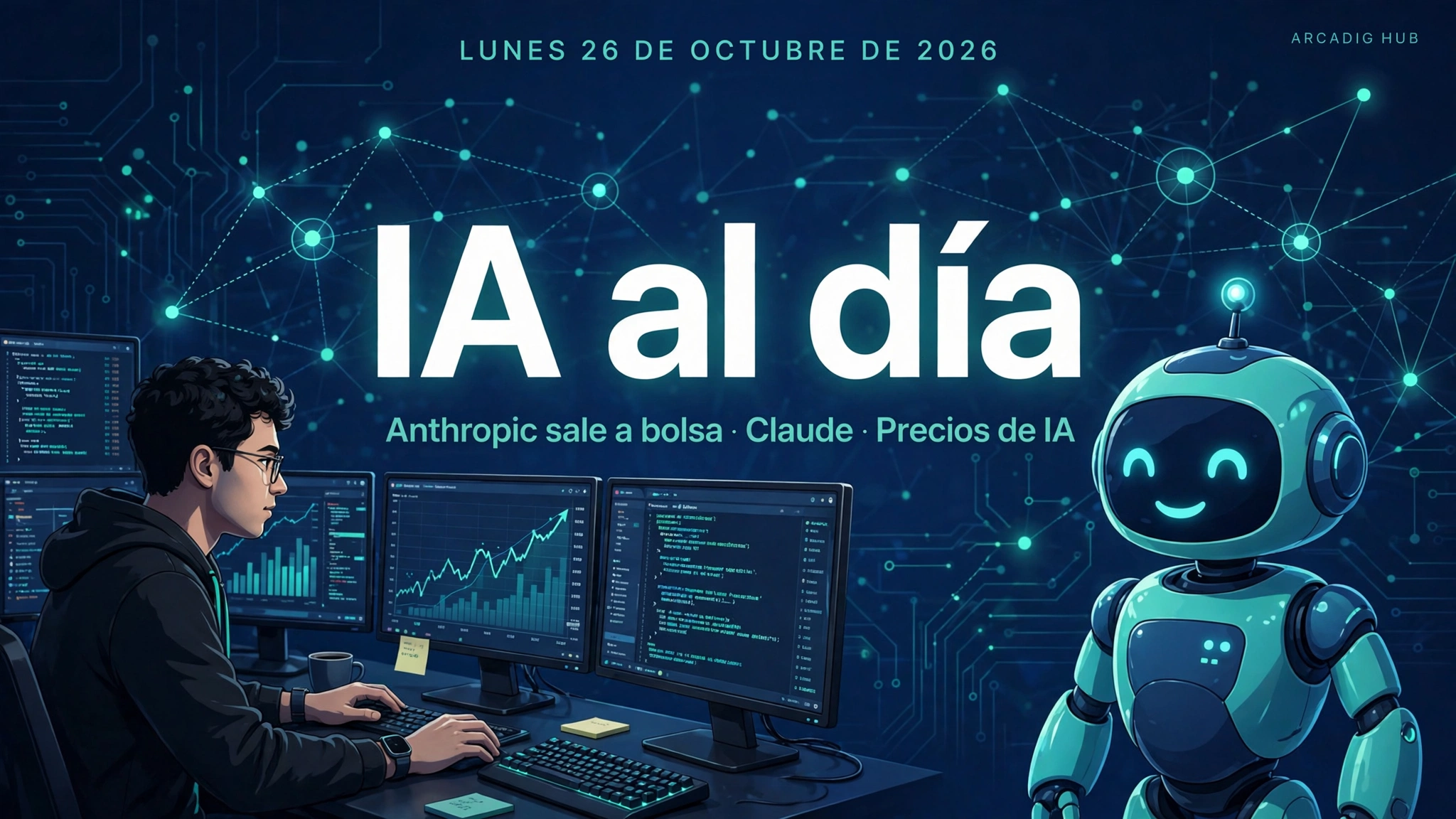 IA al día – 26 de octubre de 2026: Anthropic sale a bolsa, Claude y los datos de Georgia, y los precios de la IA bajan